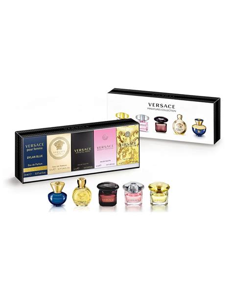 versace women's gift set site macys.com|versace women's miniature set.